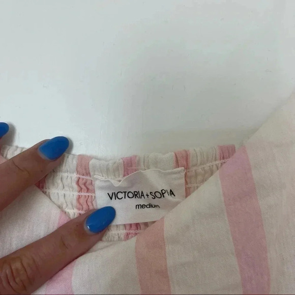 Victoria + Sofia striped dress M - Picture 3 of 3